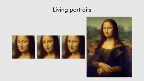 Mona Lisa deepfake using Samsung ai