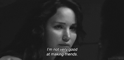 not good at making friends gif