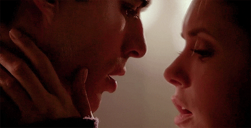 The Vampire Diaries Kiss GIF