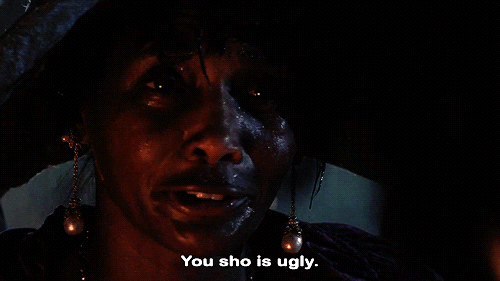Shug Avery saying 'You sho is ugly'