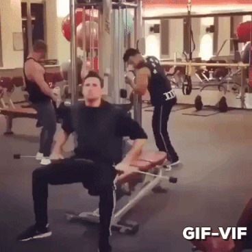 First Day At Gym in funny gifs