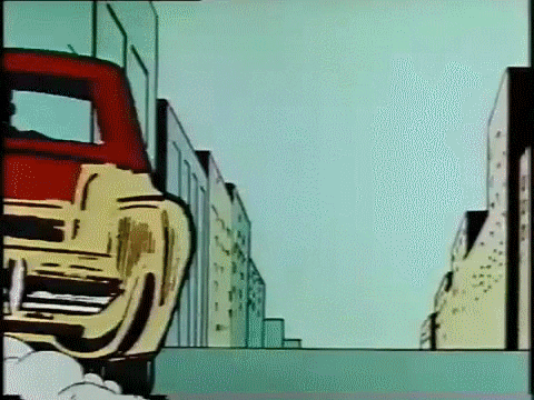 Driving Iron Man GIF