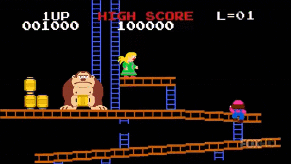 Image result for donkey kong gif