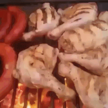 Grill Chicken in funny gifs