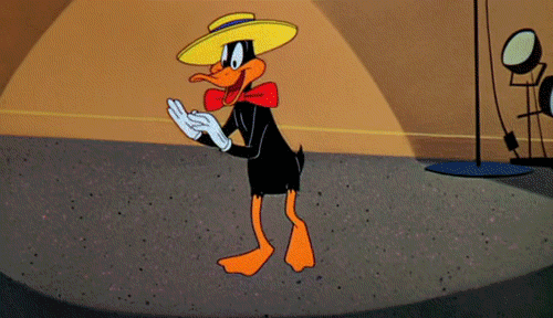 Image result for daffy duck dancing gif