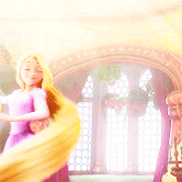 Please exercise caution with hair growth products. | Tangled gif