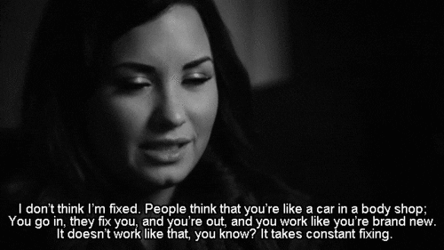 demi lovato recovery fix you constant fixing