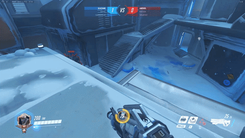 [오버워치] 라인하르트 방패 쉽게 깨는법.gif | 인스티즈