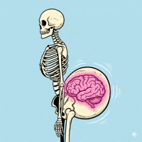 GIF brain in ass para Instagram