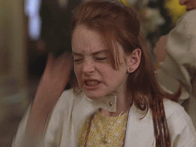 gif lindsay lohan facepalm kid 