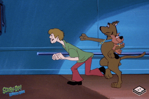 Scared Scooby Doo GIF by Boomerang Official