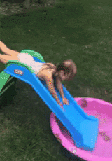 This is not how slide work kiddo in funny gifs