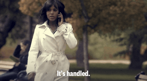 It'S Handled Olivia Pope GIF - Find & Share on GIPHY