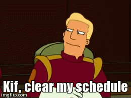 If you have to clear your schedule to make time, then do it!