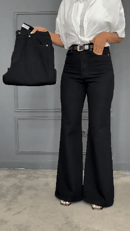 Wide Leg Negro Bicco