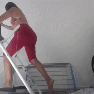 Workout from home in fail gifs