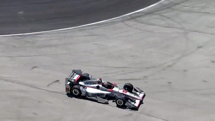 Will Power Doing Donuts