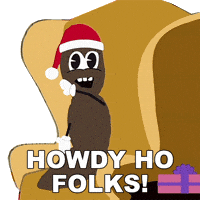 South Park: Mr. Hankey mit Weihnachtsm�tze sagt Howdy ho, folks