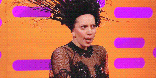Lady Gagas Reaction Find And Share On Giphy