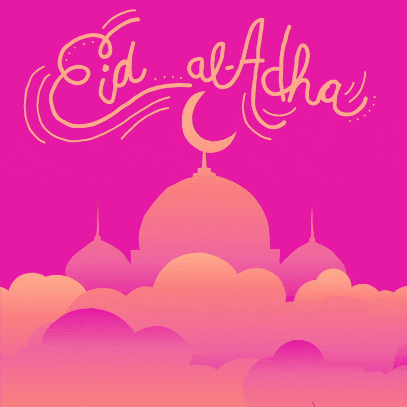Eid Al-Adha Celebration GIF by INTO ACTION