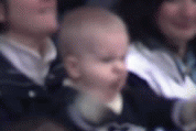 Baby excited from Giphy.