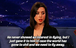 Aubrey Plaza Conan Obrien GIF Find & Share on GIPHY