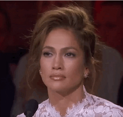 jennifer lopez smh gif by american idol - find & share on giphy