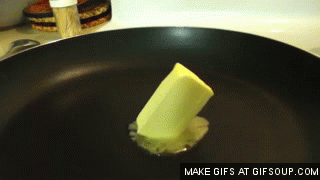 Image result for melting butter gif