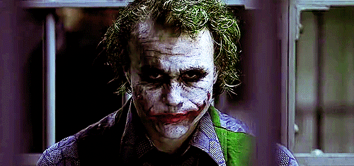 Heath Ledger did his own white makeup for The Joker