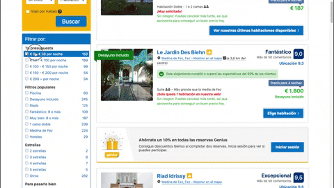cómo encontrar hoteles chollo en booking