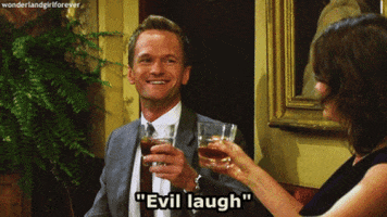 How I Met Your Mother Evil Laugh GIF - Find & Share on GIPHY