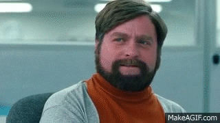Image result for galifianakis laugh gif
