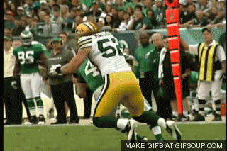 Image result for clay matthews sack gif