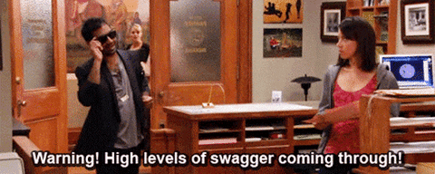 swag parks and recreation aziz ansari tom haverford swagger