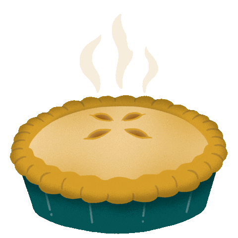 Thanksgiving Pie Sticker by The Kitchn for iOS & Android | GIPHY