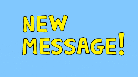 A new message gif