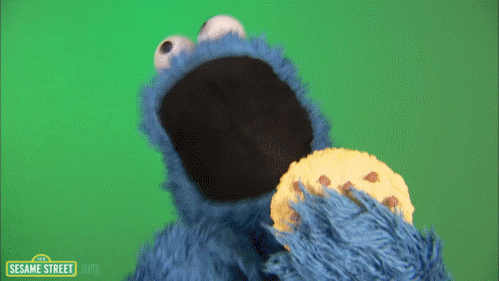 Hungry Cookie Monster GIF