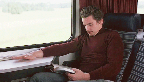 movie guy train book travel