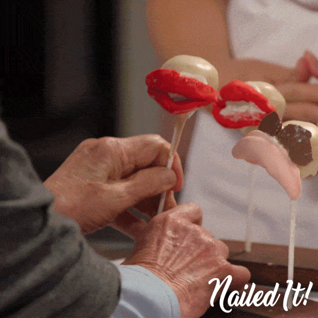 Cake Pop Kiss GIF by NailedIt