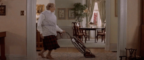 Mrs Doubtfire Vacuuming 