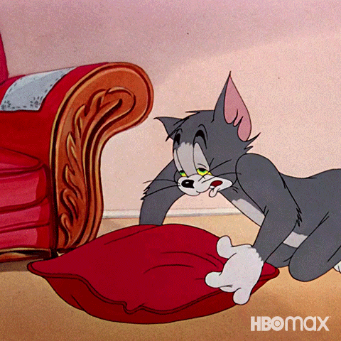 Tom y Jerry cansado