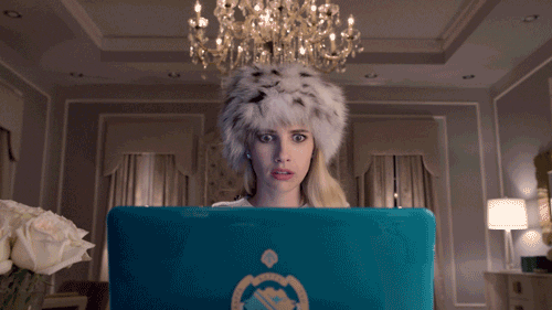 Horrified Scream Queens GIF - Find & Share on GIPHY