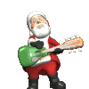 Guitar Playing Sticker