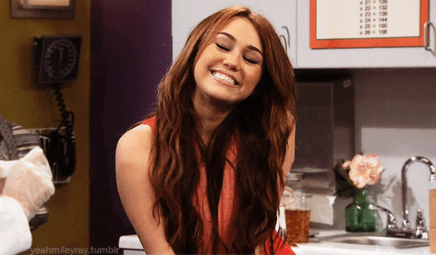 Miley Cyrus Smile GIF - Find & Share on GIPHY