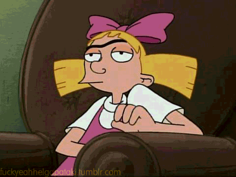 Hey Arnold: Helga waiting patiently