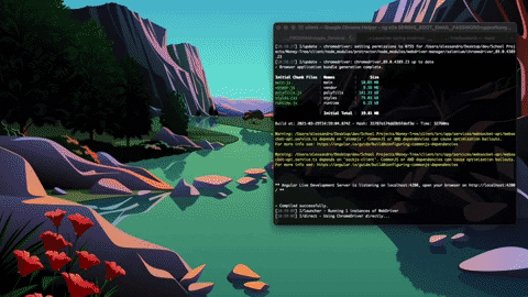 Display Industry E2E test