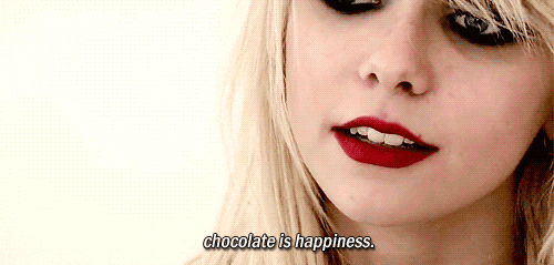 chocolate smile blonde gossip girl happiness