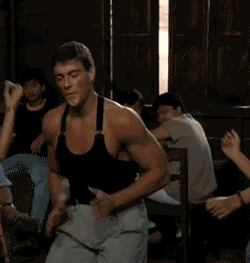 Jean Claude Van Damme Dancing GIF - Find & Share on GIPHY