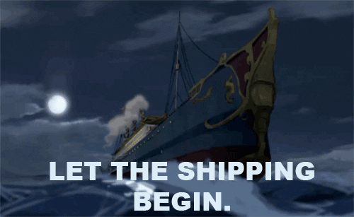 Image result for let the shipping begin gif
