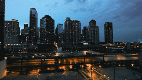 Chicago Nightfall GIF - Find & Share on GIPHY